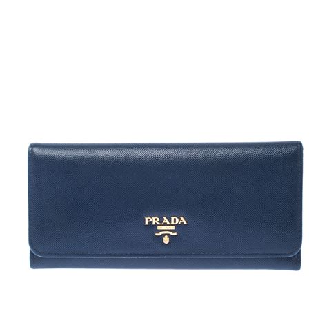 prada blue long wallet|Prada women's wallets on sale.